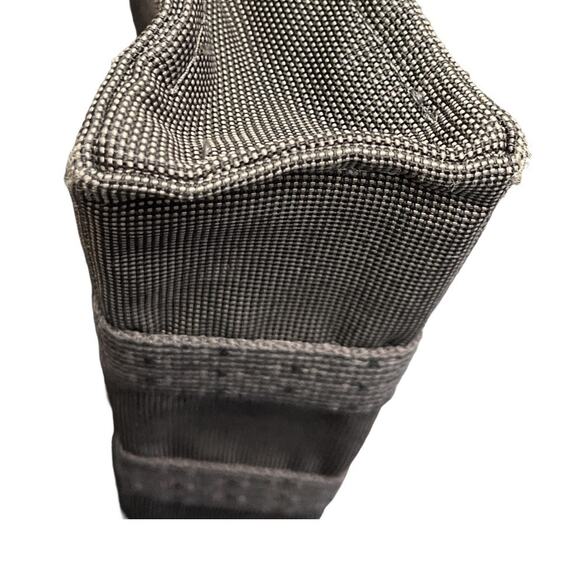 Hermès Herline PM Tote Grey Canvas H Webbing Handbag Made in France Authentic - Picture 12 of 14